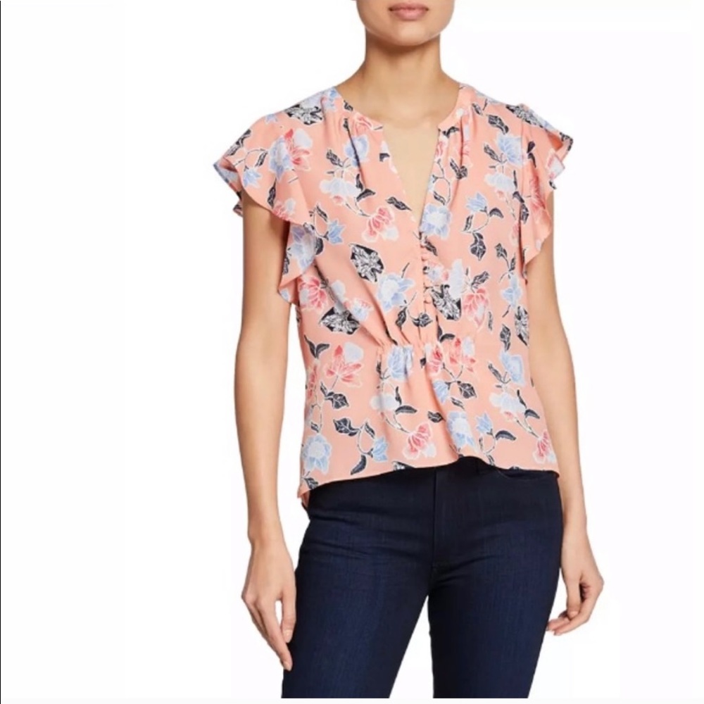 Joie Crisbell Floral Print Blouse